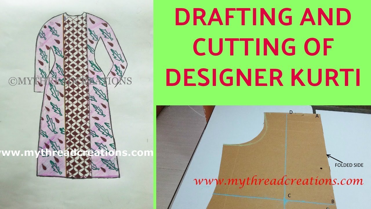 Class-16/ ''C'' Cut Frock Drafting theory with cutting/ c cut Frock  kicutting/ c cut Frock /#frock - YouTube